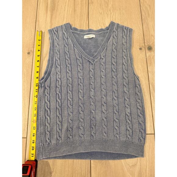 Aeropostale Oversized Sweater vest. Pale blue. Size Small - Picture 2 of 6